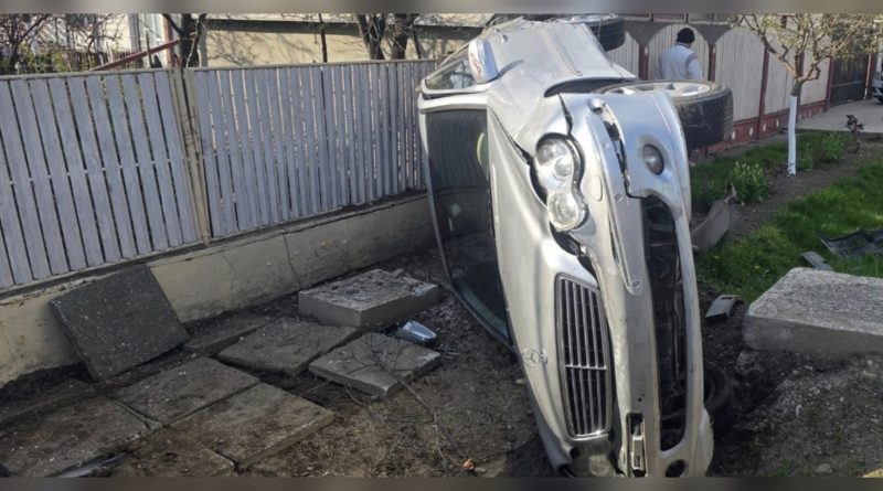 Accident rutier în Zărnești: trafic dirijat pe DJ220