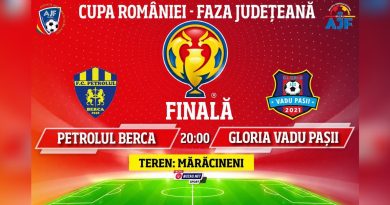Finala Cupei României, faza județeană, se mută la Mărăcineni